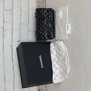 Chanel  So Black Classic Patent Quilted Med 2.55 Reissue Double Flap Bag NWT/NIB